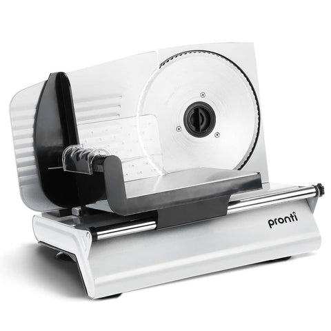 Darrahopens Appliances > Kitchen Appliances Pronti Deli and Food Electric Meat Slicer 200W Blades Processor