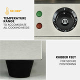 Darrahopens Appliances > Kitchen Appliances THERMOMATE Electric Griddle Commercial Stainless Steel 4400W BBQ Grill Hot Plate Extra Large
