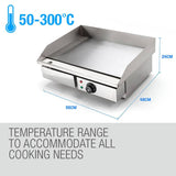 darrahopens Appliances > Kitchen Appliances THERMOMATE Electric Griddle Grill BBQ Hot Plate Commercial Stainless Steel