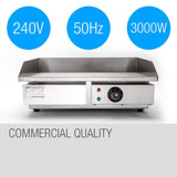 darrahopens Appliances > Kitchen Appliances THERMOMATE Electric Griddle Grill BBQ Hot Plate Commercial Stainless Steel