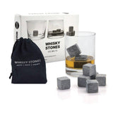 Darrahopens Appliances > Kitchen Appliances Whiskey Stones Ice Melts - 9 Reusable Natural Marble Chilling Scotch Rocks Cubes
