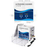 Darrahopens Appliances > Vacuum Cleaners 10L Digital Ultrasonic Cleaner Jewelry Ultra Sonic Bath Degas Parts Cleaning