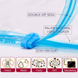 Darrahopens Appliances > Vacuum Cleaners 9 Pack Space Saver Vacuum Seal Storage Bag Kit, 2 Large, 5 Medium & 2 Small