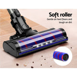 darrahopens Appliances > Vacuum Cleaners Devanti 150W Stick Handstick Handheld Cordless Vacuum Cleaner 2-Speed with Headlight Purple