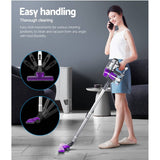 darrahopens Appliances > Vacuum Cleaners Devanti Corded Handheld Bagless Vacuum Cleaner - Purple and Silver