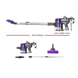 darrahopens Appliances > Vacuum Cleaners Devanti Corded Handheld Bagless Vacuum Cleaner - Purple and Silver