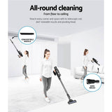 Darrahopens Appliances > Vacuum Cleaners Devanti Handheld Vacuum Cleaner Brushless Cordless Bagless Stick Vacuums 350W