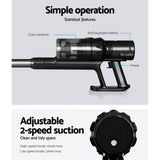 Darrahopens Appliances > Vacuum Cleaners Devanti Handheld Vacuum Cleaner Brushless Cordless Bagless Stick Vacuums 350W