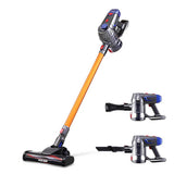 darrahopens Appliances > Vacuum Cleaners Devanti Handheld Vacuum Cleaner Cordless Stick Handstick Car Vac Bagless 2-Speed LED Headlight Gold