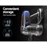 darrahopens Appliances > Vacuum Cleaners Devanti Handheld Vacuum Cleaner Cordless Stick Handstick Vac Bagless 2-Speed Headlight Red