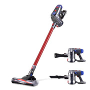 darrahopens Appliances > Vacuum Cleaners Devanti Handheld Vacuum Cleaner Cordless Stick Handstick Vac Bagless 2-Speed Headlight Red