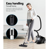 darrahopens Appliances > Vacuum Cleaners Devanti Vacuum Cleaner Bagless Cyclone Cyclonic Vac Home Office Car 2200W Black