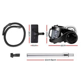 darrahopens Appliances > Vacuum Cleaners Devanti Vacuum Cleaner Bagless Cyclone Cyclonic Vac Home Office Car 2200W Black