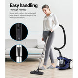 darrahopens Appliances > Vacuum Cleaners Devanti Vacuum Cleaner Bagless Cyclone Cyclonic Vac Home Office Car 2200W Blue