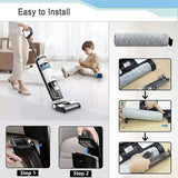 Darrahopens Appliances > Vacuum Cleaners Filters & Roller Brush Pack For Tineco Floor One S3