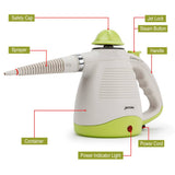 darrahopens Appliances > Vacuum Cleaners JET-USA Portable Steam Cleaner Multi-Purpose High Pressure Handheld