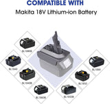 Darrahopens Appliances > Vacuum Cleaners Makita 18V To Dyson V7 & V8  Battery Converter / Adapter