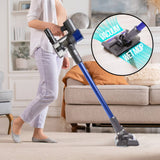 darrahopens Appliances > Vacuum Cleaners MyGenie H20 PRO Wet Mop 2-IN-1 Cordless Stick Vacuum Cleaner Handheld Recharge - Blue