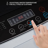 Darrahopens Appliances > Washers & Dryers CARSON 9kg Top Load Washing Machine Automatic Laundry Clothes Washer Home Dry Wash, Light Grey