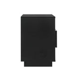 darrahopens Artiss Bedside Tables Side Table RGB LED Drawers Nightstand High Gloss Black