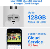 Darrahopens Audio & Video > CCTV Hiseeu C40 Indoor/Outdoor WiFi Battery Camera With Solar Panel