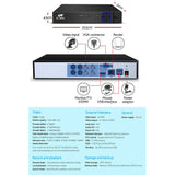 darrahopens Audio & Video > CCTV UL-TECH 4CH 5 IN 1 DVR CCTV Security System Video Recorder 4 Cameras 1080P HDMI Black