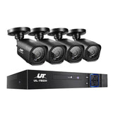 darrahopens Audio & Video > CCTV UL-TECH 4CH 5 IN 1 DVR CCTV Security System Video Recorder 4 Cameras 1080P HDMI Black