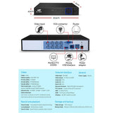 darrahopens Audio & Video > CCTV UL-TECH 8CH 5 IN 1 DVR CCTV Security System Video Recorder /w 8 Cameras 1080P HDMI Black