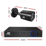 darrahopens Audio & Video > CCTV UL-TECH 8CH 5 IN 1 DVR CCTV Security System Video Recorder /w 8 Cameras 1080P HDMI Black