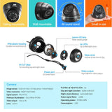 darrahopens Audio & Video > CCTV UL-tech CCTV Camera Home Security System 8CH DVR 1080P IP 8 Dome Cameras Long Range