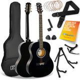 Darrahopens Audio & Video > Musical Instrument & Accessories 3rd Avenue Acoustic Guitar Premium Pack - Black