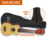 Darrahopens Audio & Video > Musical Instrument & Accessories 3rd Avenue Soprano Ukulele - Natural