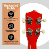 Darrahopens Audio & Video > Musical Instrument & Accessories 3rd Avenue Soprano Ukulele - Red