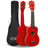Darrahopens Audio & Video > Musical Instrument & Accessories 3rd Avenue Soprano Ukulele - Red