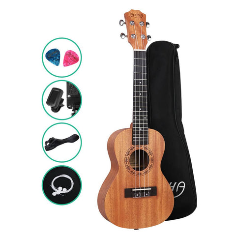 darrahopens Audio & Video > Musical Instrument & Accessories ALPHA 23 Inch Concert Ukulele Mahogany Ukeleles Uke Hawaii Guitar