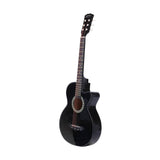 darrahopens Audio & Video > Musical Instrument & Accessories ALPHA 38 Inch Wooden Acoustic Guitar Black