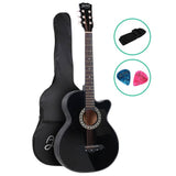 darrahopens Audio & Video > Musical Instrument & Accessories ALPHA 38 Inch Wooden Acoustic Guitar Black