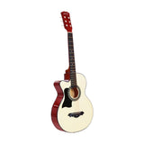 darrahopens Audio & Video > Musical Instrument & Accessories ALPHA 38 Inch Wooden Acoustic Guitar Left handed - Natural Wood