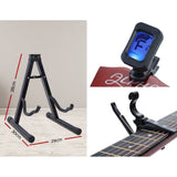 darrahopens Audio & Video > Musical Instrument & Accessories ALPHA 38 Inch Wooden Acoustic Guitar Left handed with Accessories set Natural Wood