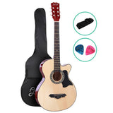 darrahopens Audio & Video > Musical Instrument & Accessories ALPHA 38 Inch Wooden Acoustic Guitar Natural Wood