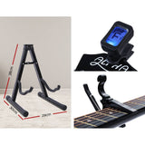 darrahopens Audio & Video > Musical Instrument & Accessories ALPHA 38 Inch Wooden Acoustic Guitar with Accessories set Black