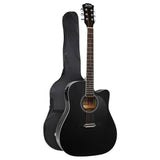 darrahopens Audio & Video > Musical Instrument & Accessories Alpha 41" Inch Electric Acoustic Guitar Wooden Classical Full Size EQ Bass Black