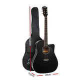 darrahopens Audio & Video > Musical Instrument & Accessories Alpha 41" Inch Electric Acoustic Guitar Wooden Classical Full Size EQ Capo Black