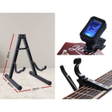 darrahopens Audio & Video > Musical Instrument & Accessories Alpha 41" Inch Electric Acoustic Guitar Wooden Classical with Pickup Capo Tuner Bass Natural