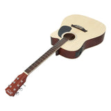 darrahopens Audio & Video > Musical Instrument & Accessories Alpha 41" Inch Electric Acoustic Guitar Wooden Classical with Pickup Capo Tuner Bass Natural