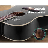 darrahopens Audio & Video > Musical Instrument & Accessories ALPHA 41 Inch Wooden Acoustic Guitar Black