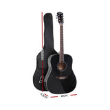darrahopens Audio & Video > Musical Instrument & Accessories ALPHA 41 Inch Wooden Acoustic Guitar with Accessories set Black