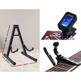 darrahopens Audio & Video > Musical Instrument & Accessories ALPHA 41 Inch Wooden Acoustic Guitar with Accessories set Natural Wood