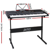 darrahopens Audio & Video > Musical Instrument & Accessories Alpha 61 Key Lighted Electronic Piano Keyboard LCD Electric w/ Holder Music Stand