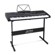 darrahopens Audio & Video > Musical Instrument & Accessories Alpha 61 Key Lighted Electronic Piano Keyboard LCD Electric w/ Holder Music Stand